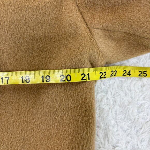 Vtg Lane Bryant Warren of Stafford Women's Tan Wool Peacoat Size Large? - Picture 4 of 6